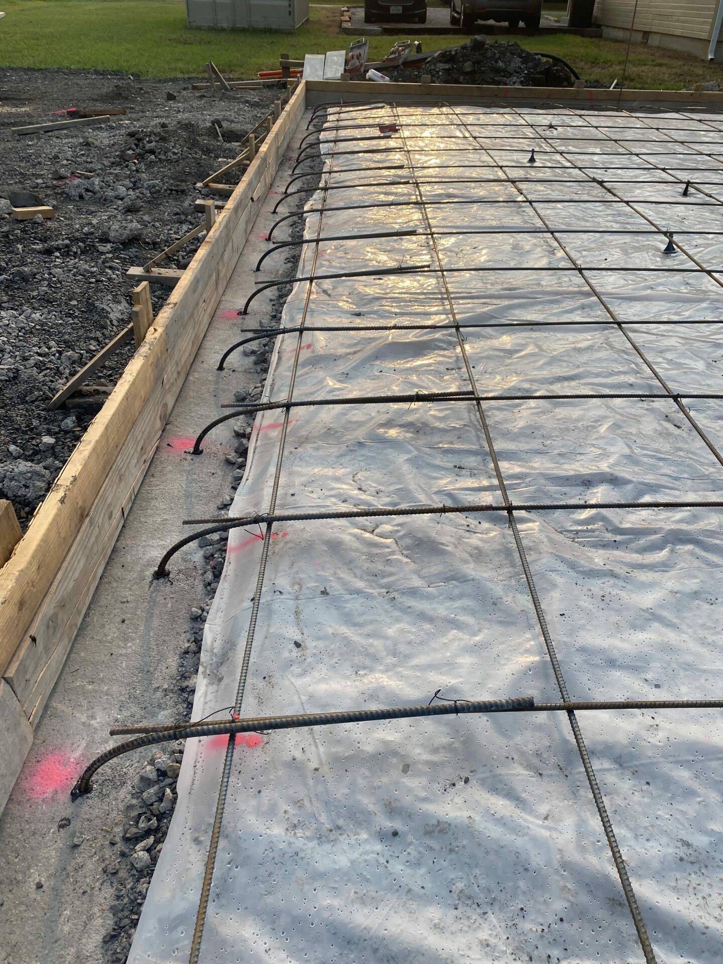 2021 09 02 Mounds House Slab Foundation IMG 6304 Concrete Foundations
