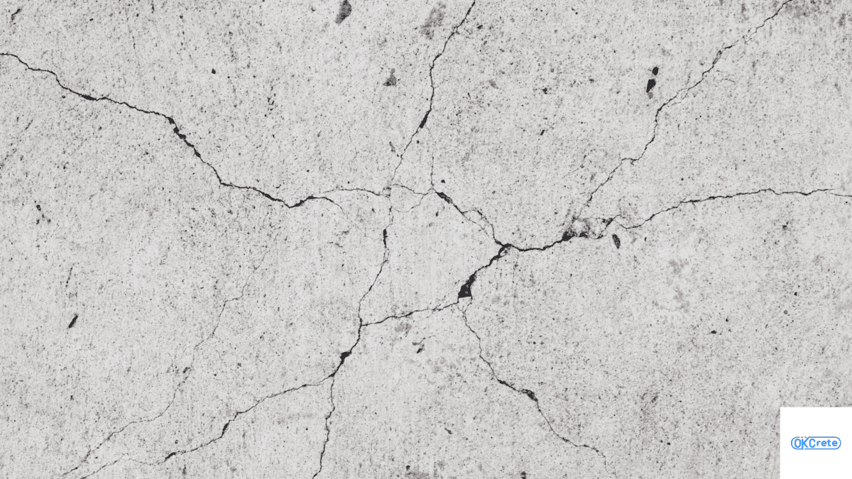 Settling concrete cracks