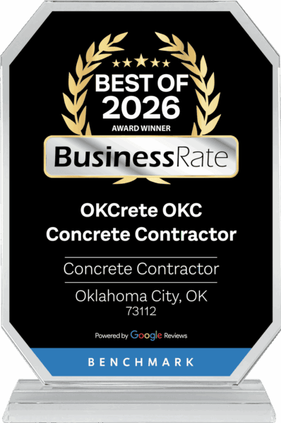 BusinessRate 2026 Plaque OKCrete Best Concrete Contractors In Oklahoma City OK