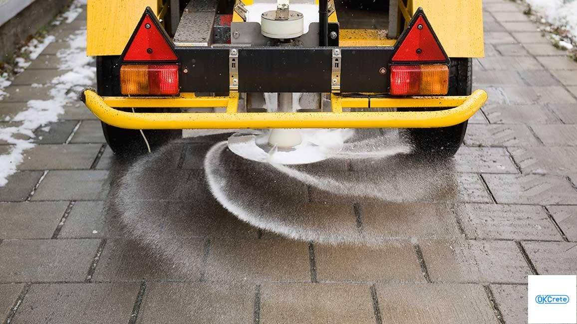 What De-icer does to your concrete