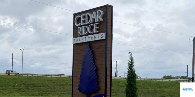 Case & Associates Selects OKCrete for New Luxury Apartment Complex (sidewalks, flatwork, common areas in May 2021)